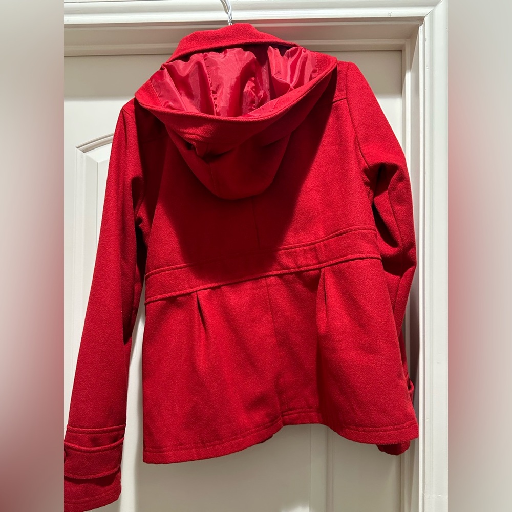 Red Coat with hood